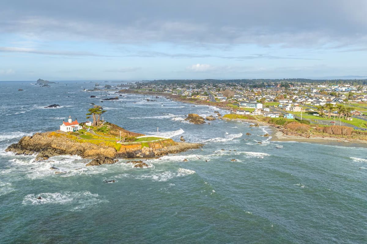 Crescent City view, California